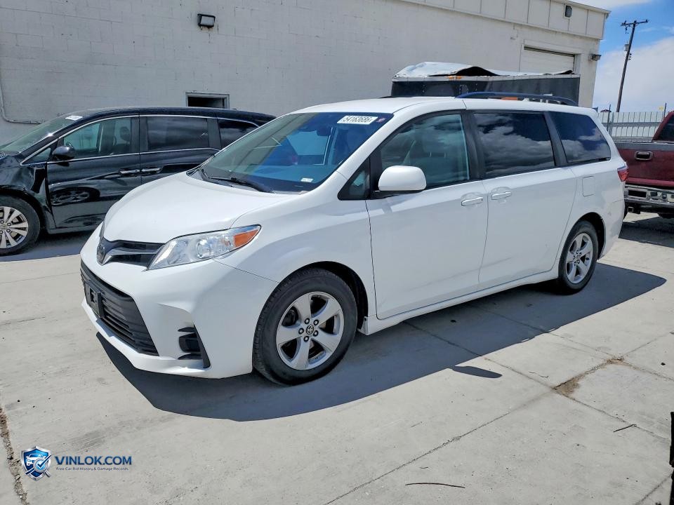 2020 TOYOTA SIENNA LE – Lot 54163686 auction photo