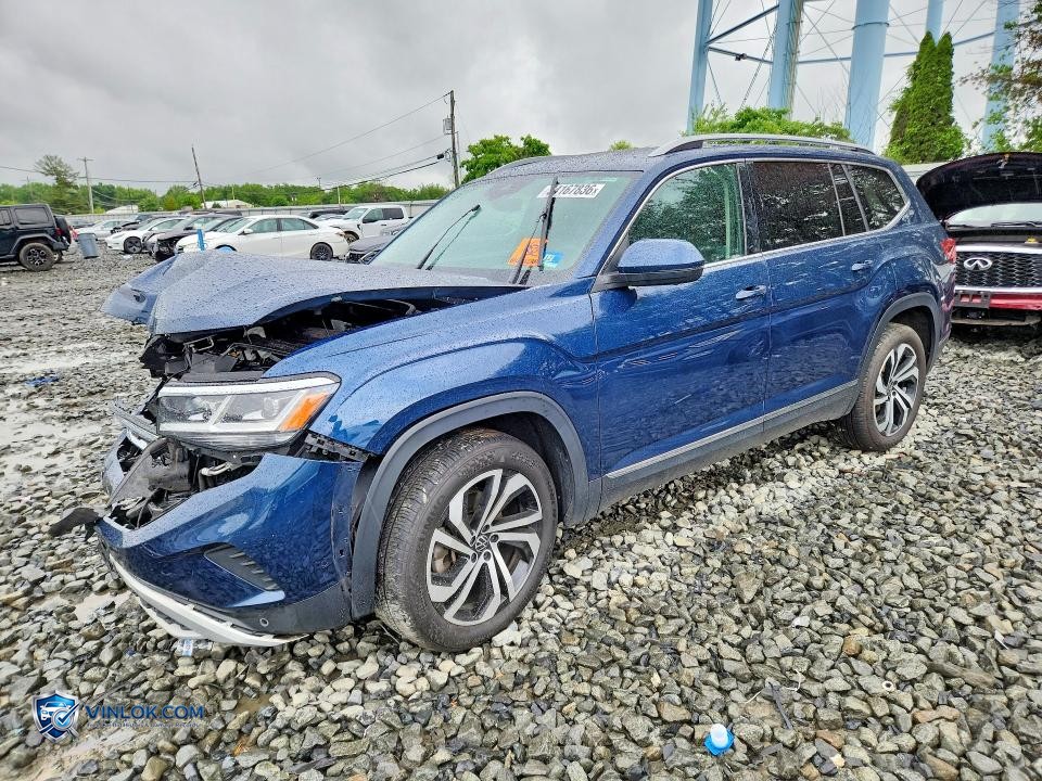 2021 VOLKSWAGEN ATLAS SEL PREMIUM – Lot 54167836 auction photo