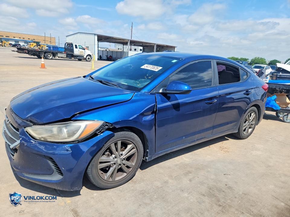 2018 HYUNDAI ELANTRA – Lot 54170626 auction photo