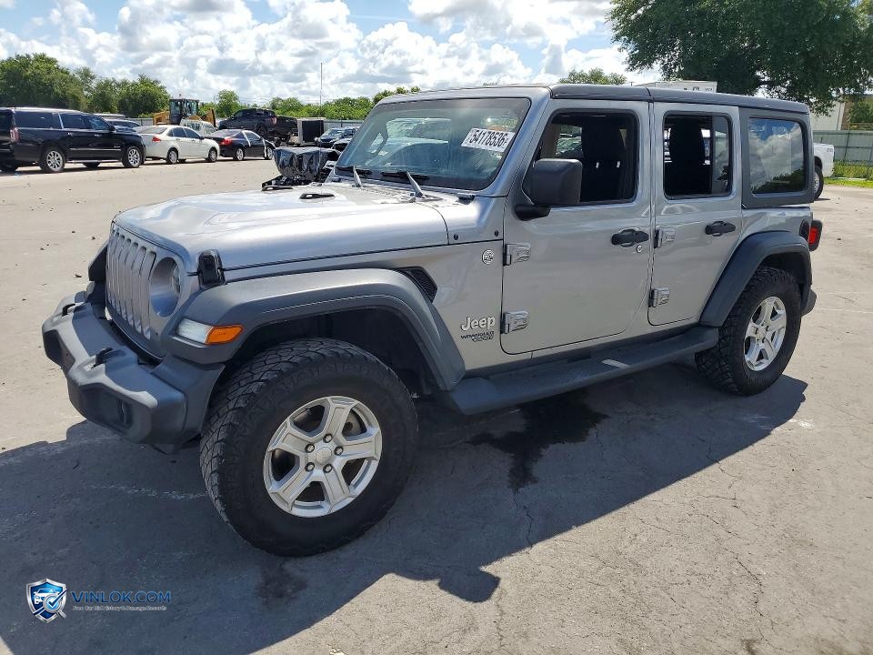 2020 JEEP WRANGLER UNLIMITED SPORT – Lot 54178536 auction photo