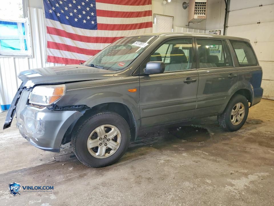 2007 HONDA PILOT LX – Lot 54178916 auction photo