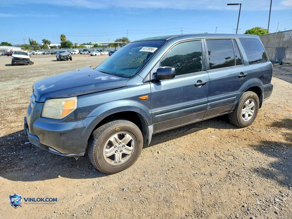 2006 HONDA PILOT LX – Lot 54178956 auction photo