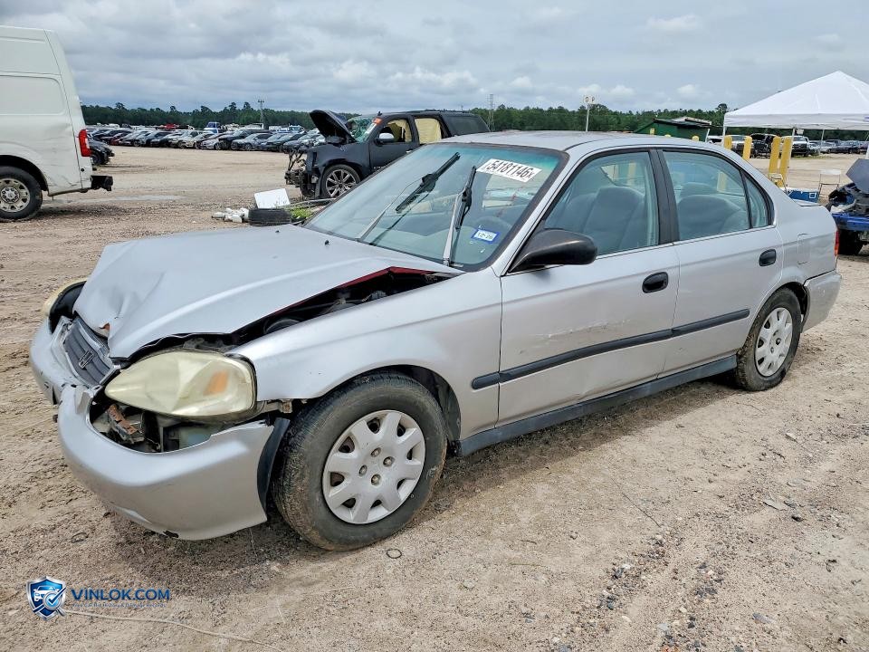 1999 HONDA CIVIC LX – Lot 54181146 auction photo