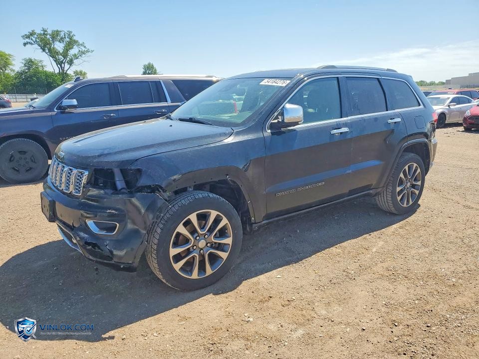 2017 JEEP GRAND CHEROKEE OVERLAND – Lot 54184276 auction photo