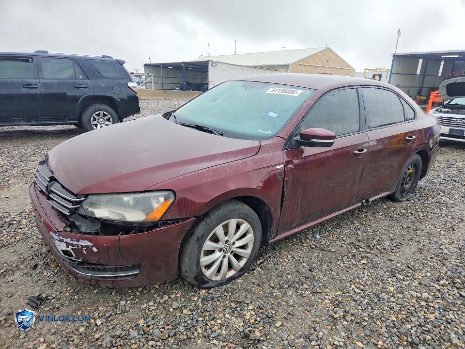 2014 VOLKSWAGEN PASSAT S – Lot 54196006 auction photo