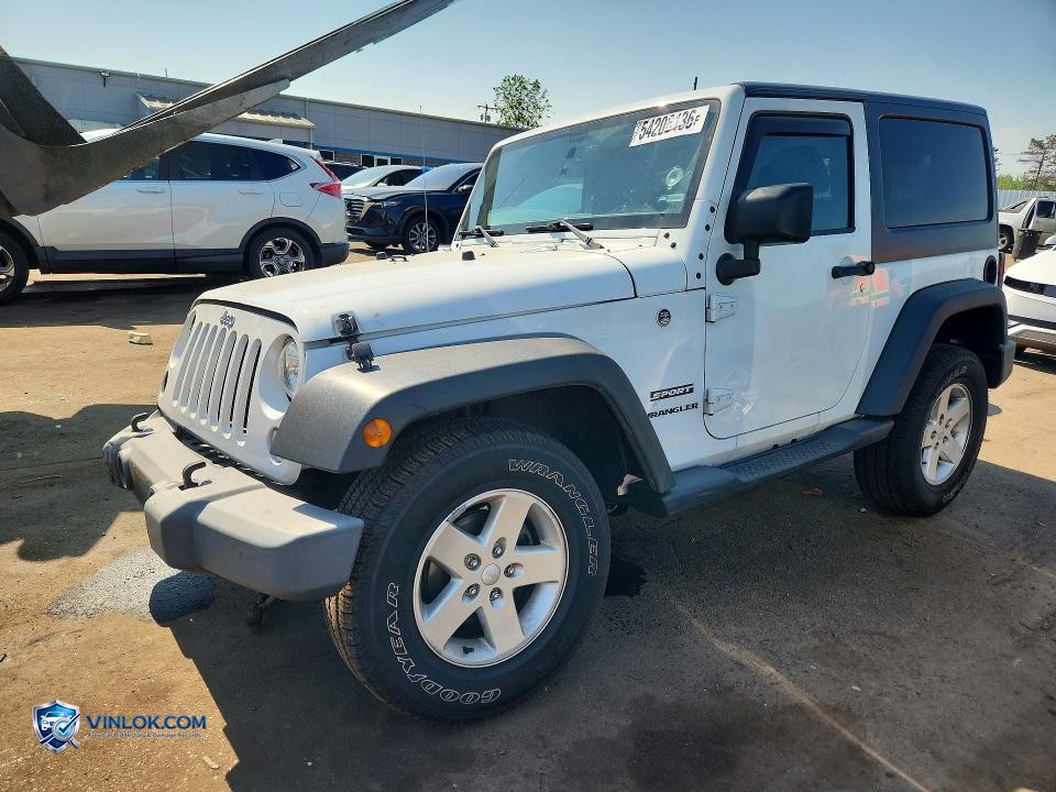 2016 JEEP WRANGLER SPORT – Lot 54206136 auction photo