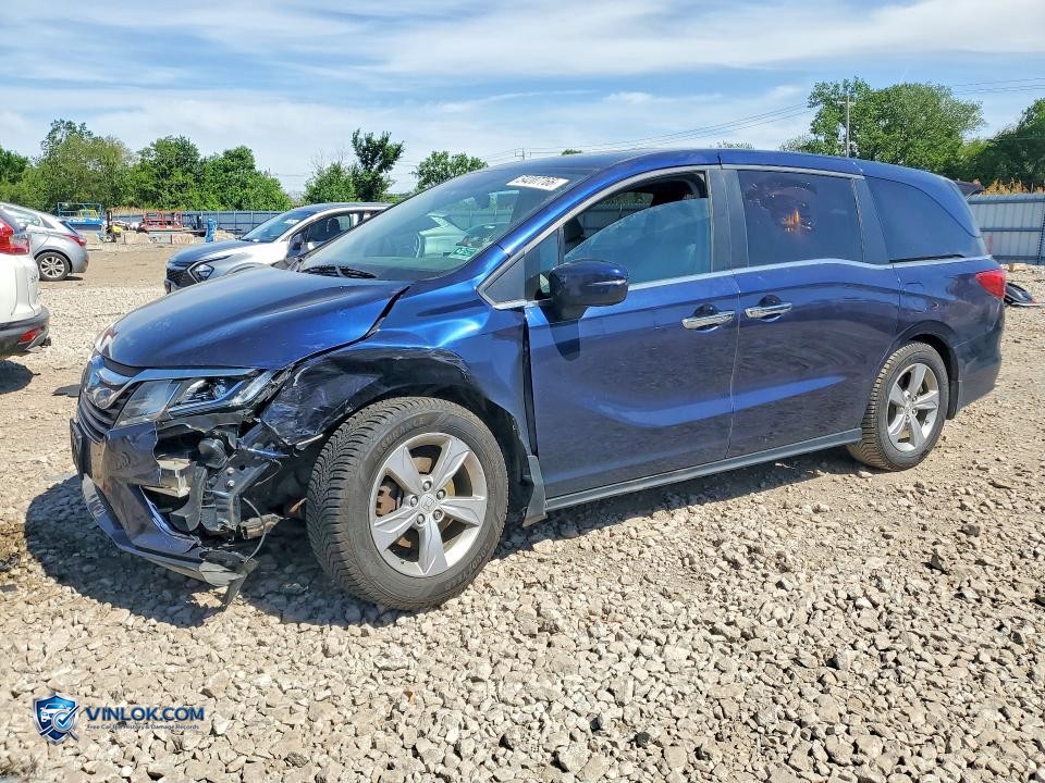 2018 HONDA ODYSSEY EXL – Lot 54207766 auction photo