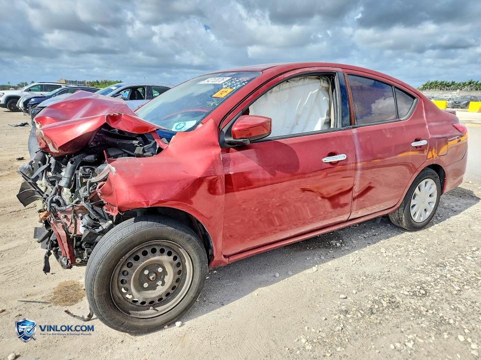 2019 NISSAN VERSA SV – Lot 54212076 auction photo