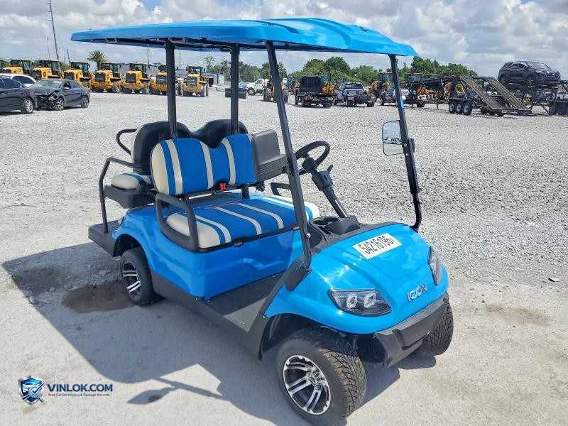 2021 ICON EV LT-A617. 2+2 GOLF CART – Lot 54216196 auction photo