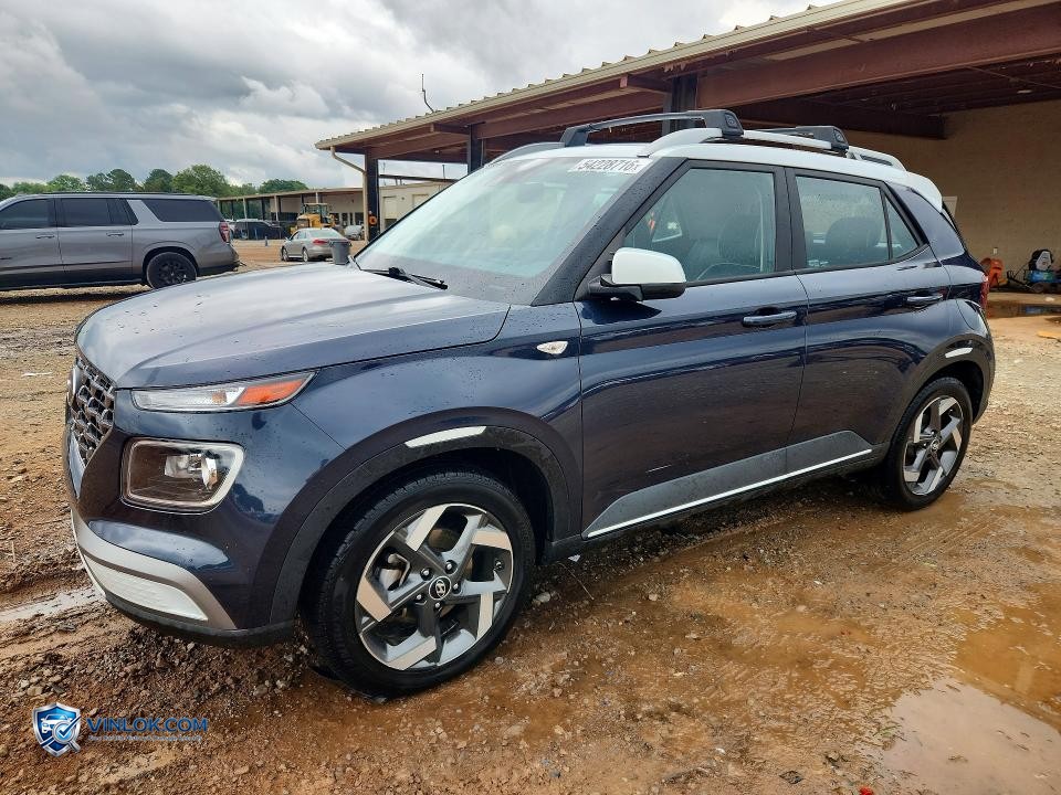 2021 HYUNDAI VENUE DENIM – Lot 54228716 auction photo