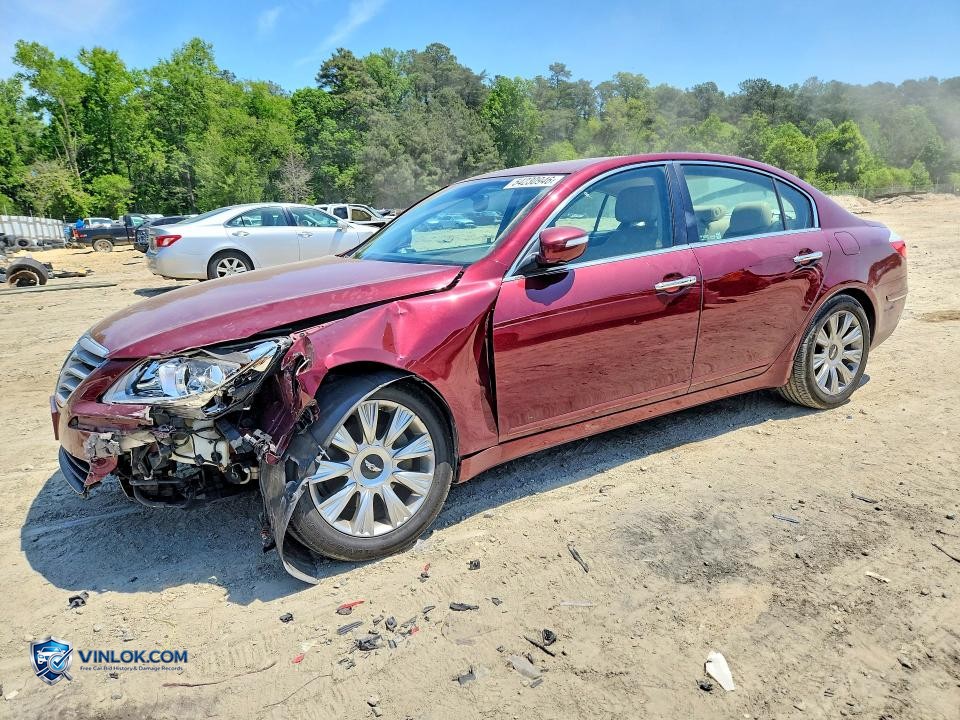 2011 HYUNDAI GENESIS 3.8L – Lot 54230946 auction photo