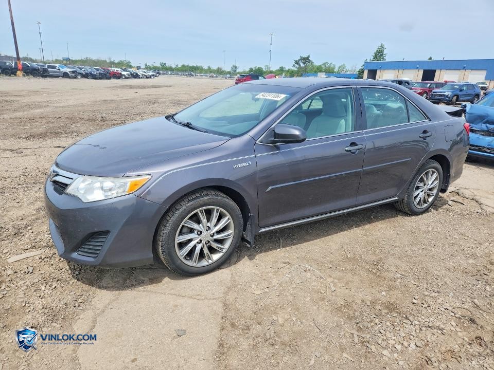 2014 TOYOTA CAMRY HYBRID LE – Lot 54231186 auction photo
