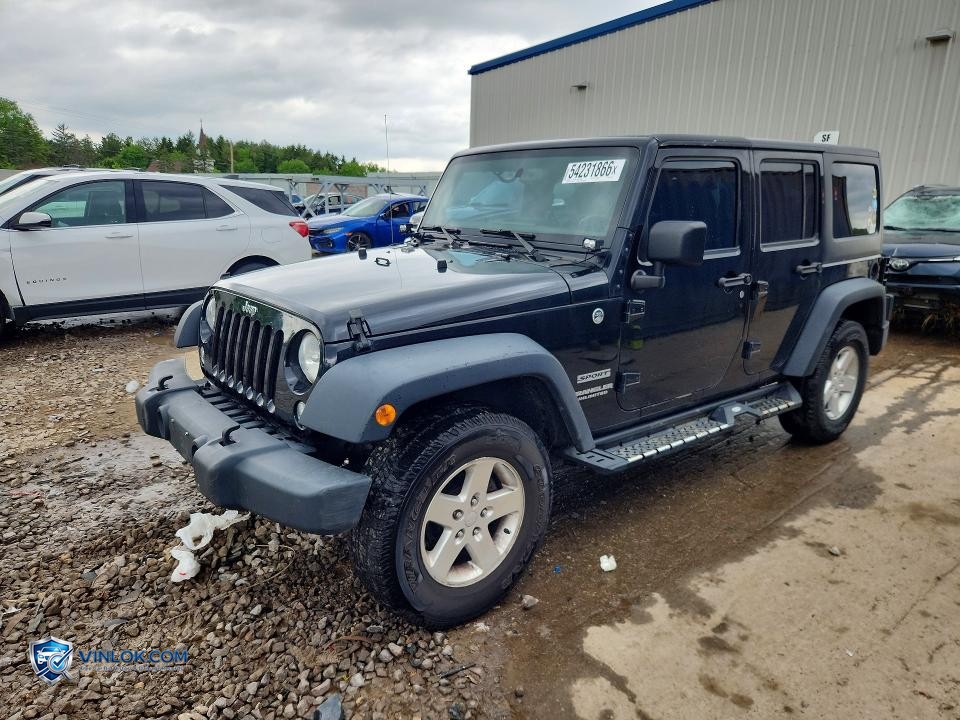 2015 JEEP WRANGLER UNLIMITED SPORT – Lot 54231866 auction photo
