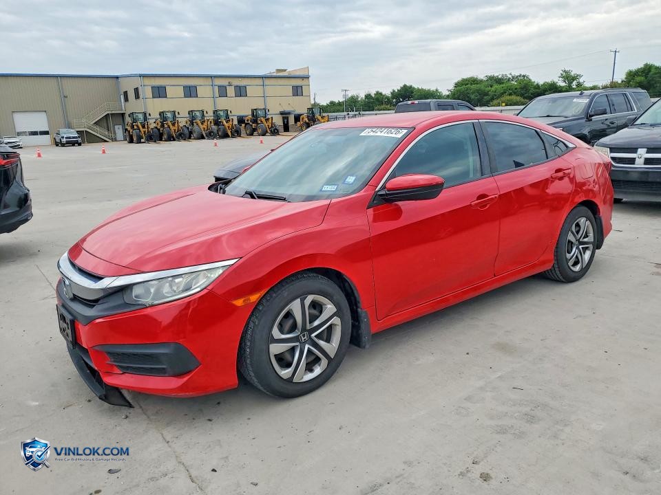 2017 HONDA CIVIC LX – Lot 54241626 auction photo