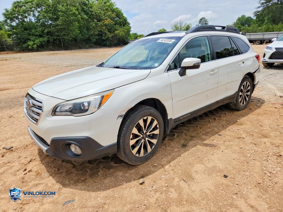 2016 SUBARU OUTBACK 2.5I LIMITED – Lot 54242536 auction photo