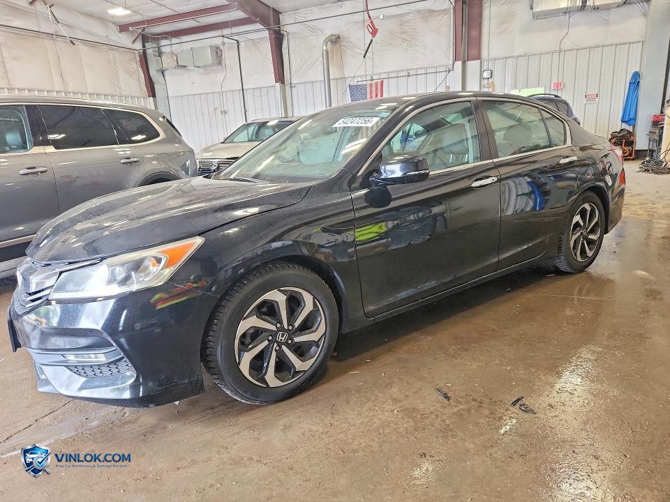 2016 HONDA ACCORD EXL – Lot 54247256 auction photo