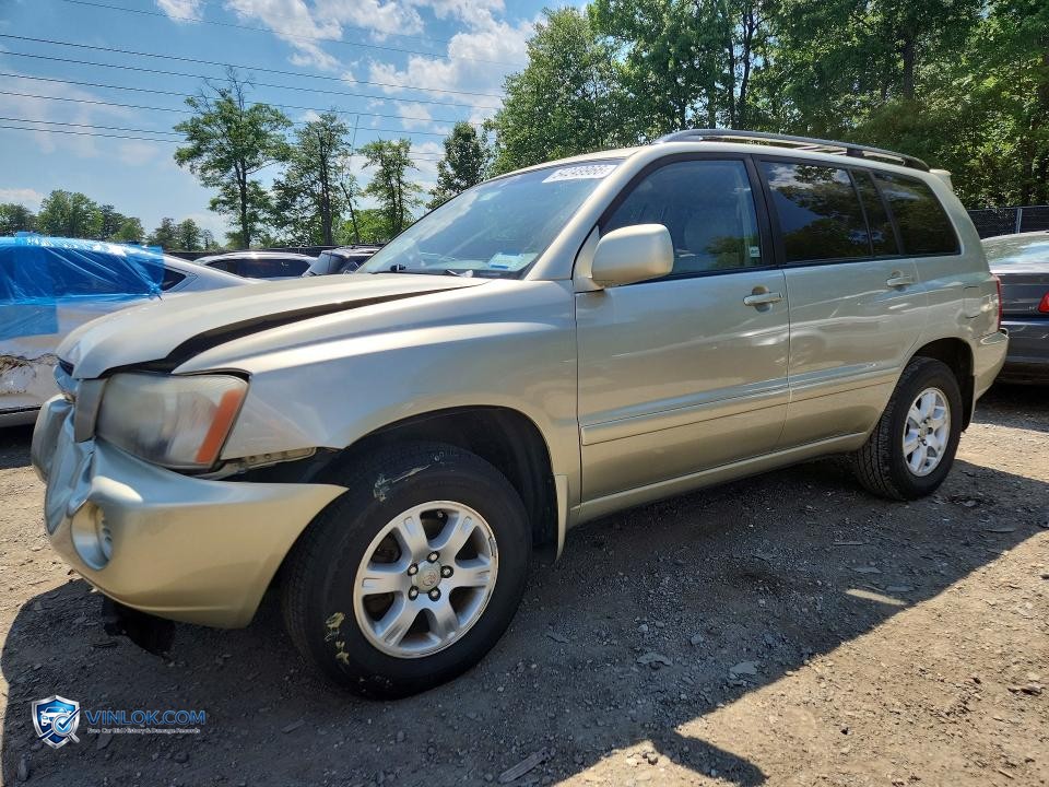 2002 TOYOTA HIGHLANDER LIMITED – Lot 54249966 auction photo