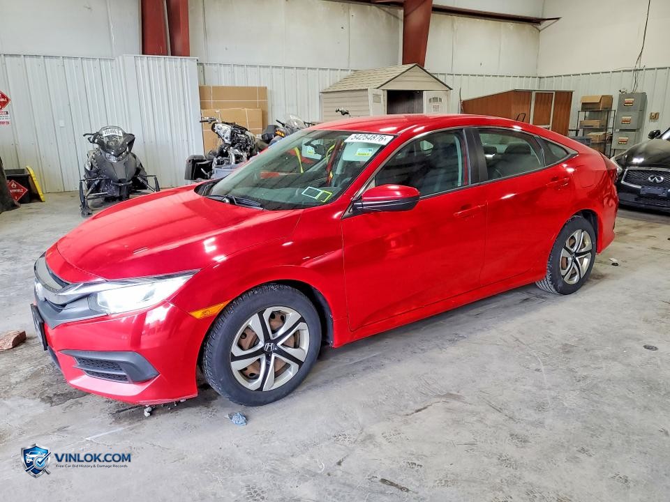 2017 HONDA CIVIC LX – Lot 54254876 auction photo