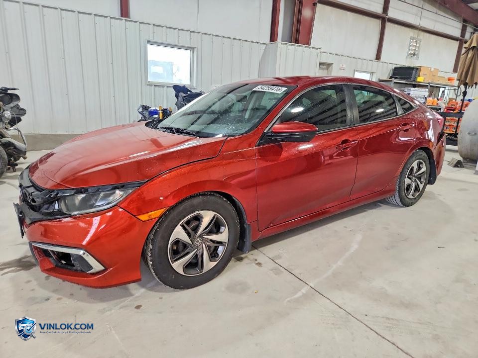 2019 HONDA CIVIC LX – Lot 54259416 auction photo