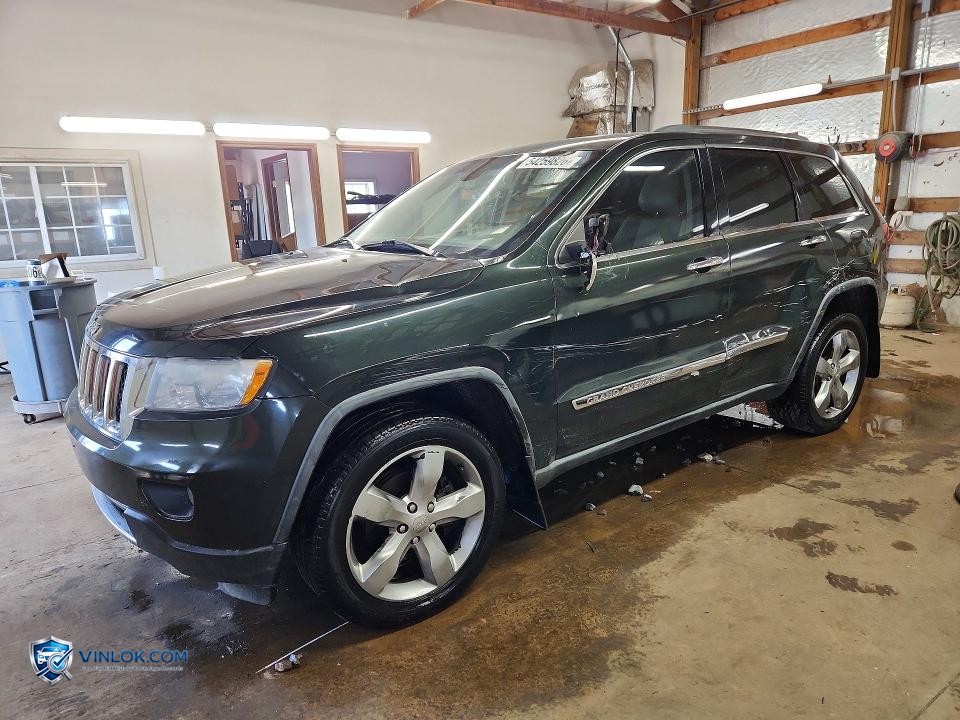 2011 JEEP GRAND CHEROKEE OVERLAND – Lot 54259826 auction photo