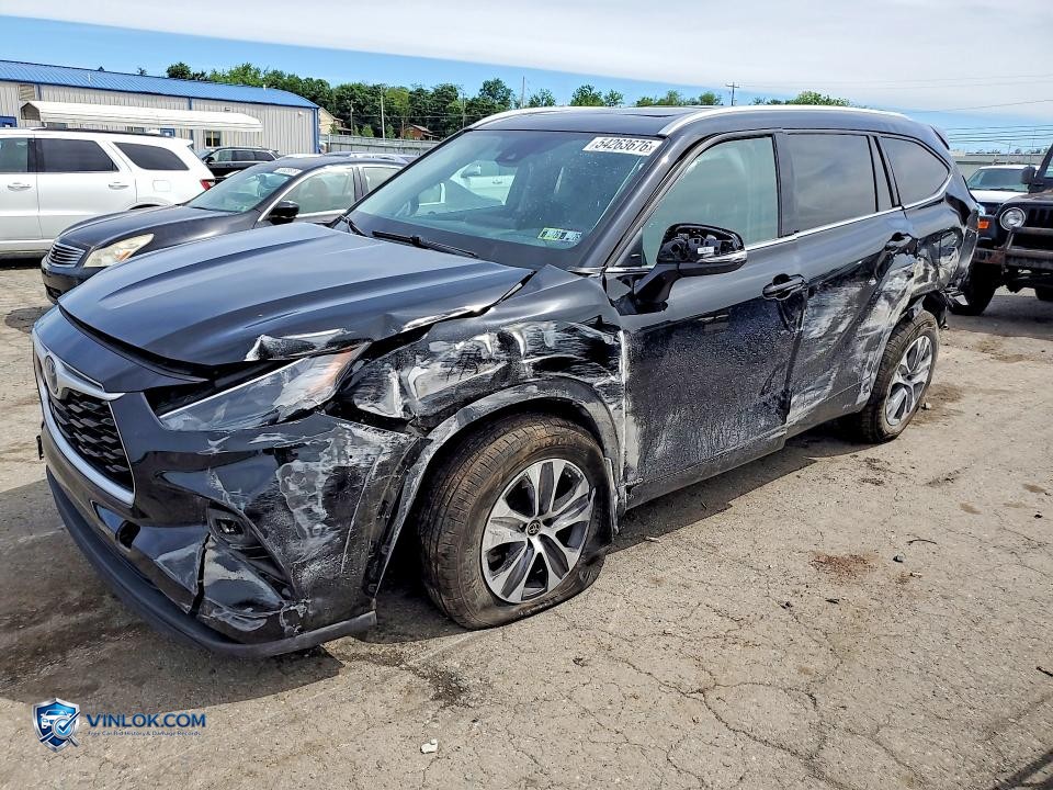 2022 TOYOTA HIGHLANDER HYBRID XLE – Lot 54263676 auction photo
