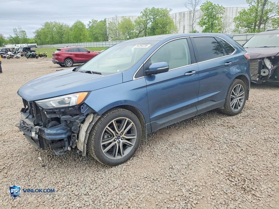 2019 FORD EDGE TITANIUM – Lot 54264236 auction photo