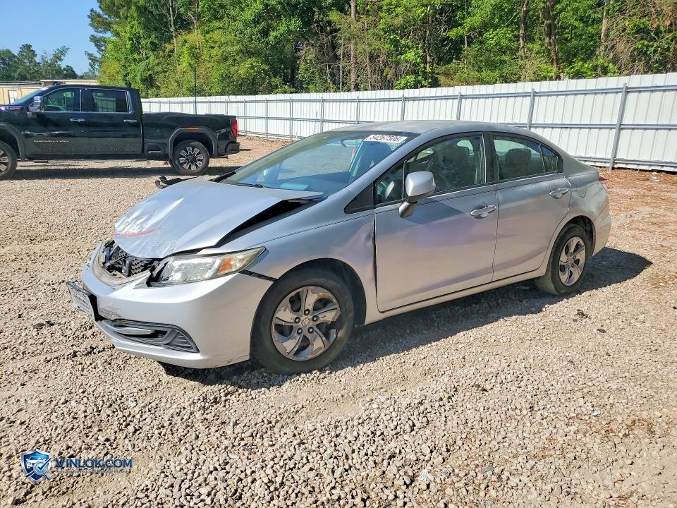 2013 HONDA CIVIC LX – Lot 54267506 auction photo