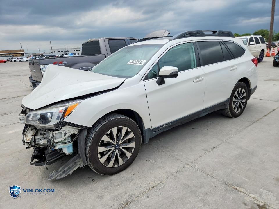 2016 SUBARU OUTBACK 2.5I LIMITED – Lot 54272736 auction photo