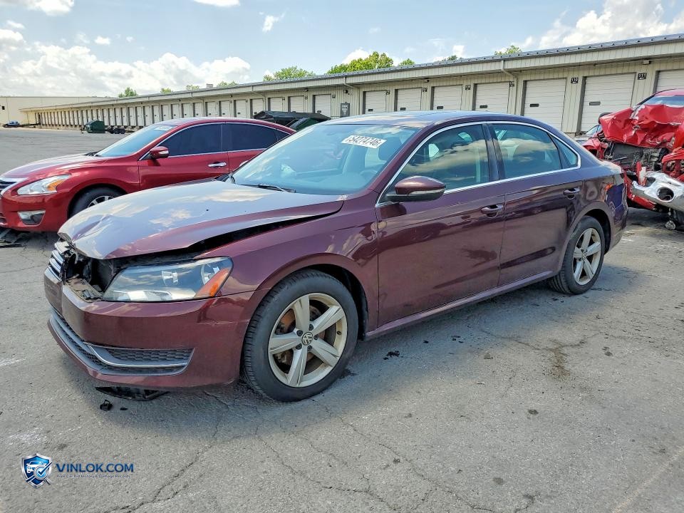 2012 VOLKSWAGEN PASSAT – Lot 54274746 auction photo