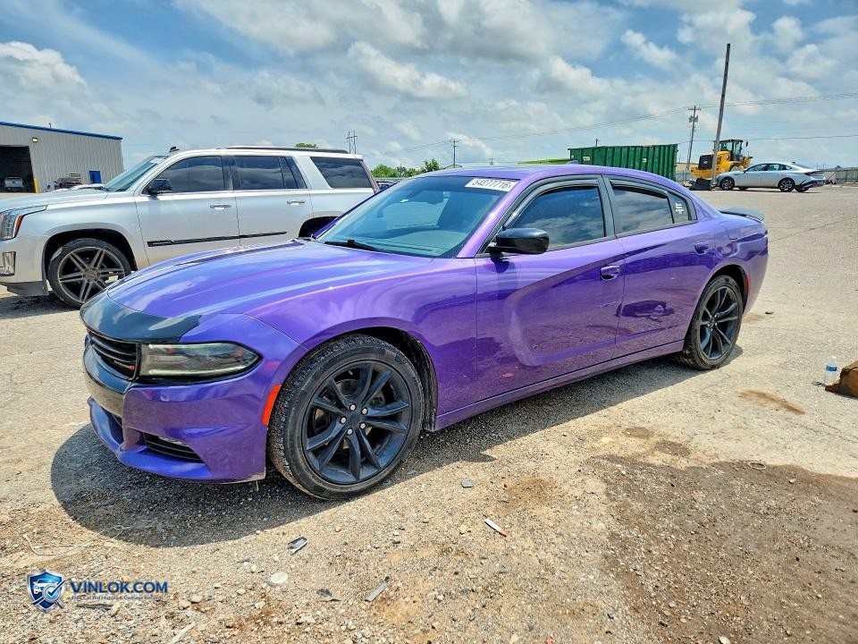 2016 DODGE CHARGER SXT – Lot 54277716 auction photo