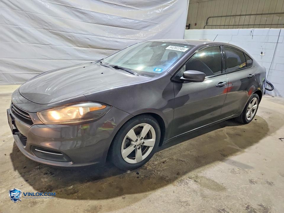 2016 DODGE DART SXT – Lot 54282246 auction photo
