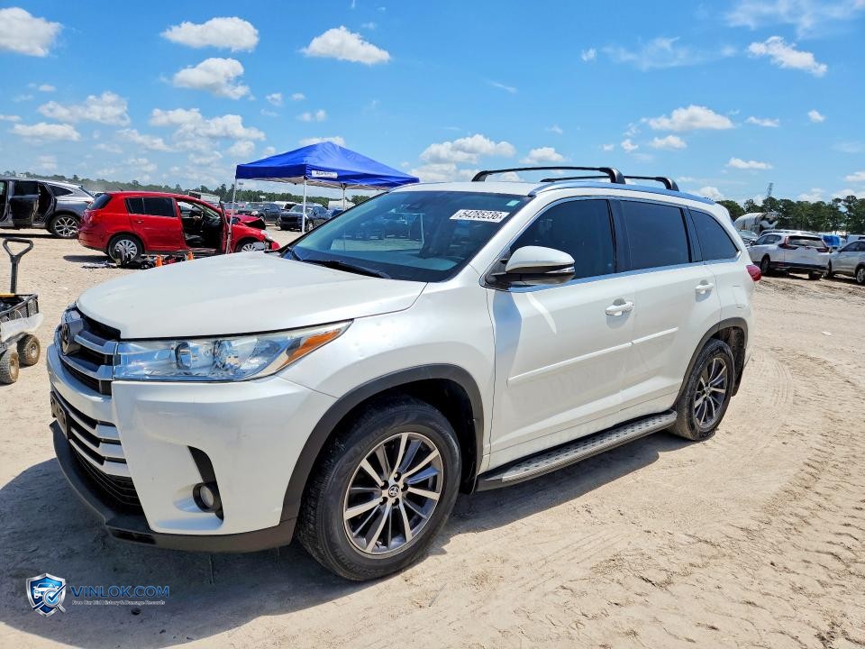 2018 TOYOTA HIGHLANDER XLE – Lot 54285236 auction photo