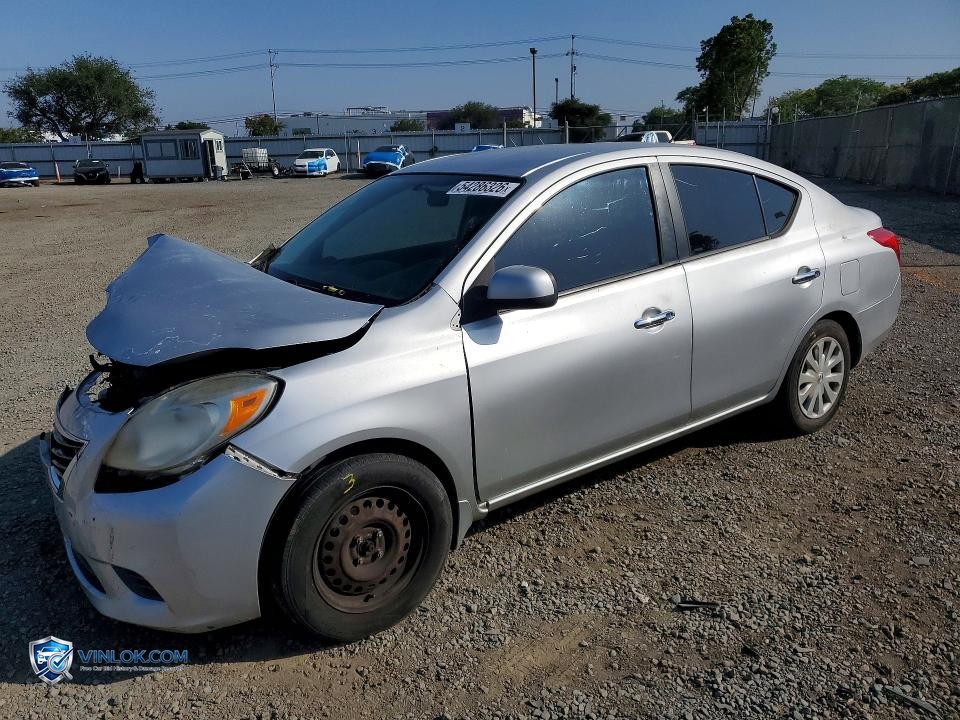 2012 NISSAN VERSA 1.6 S – Lot 54286326 auction photo