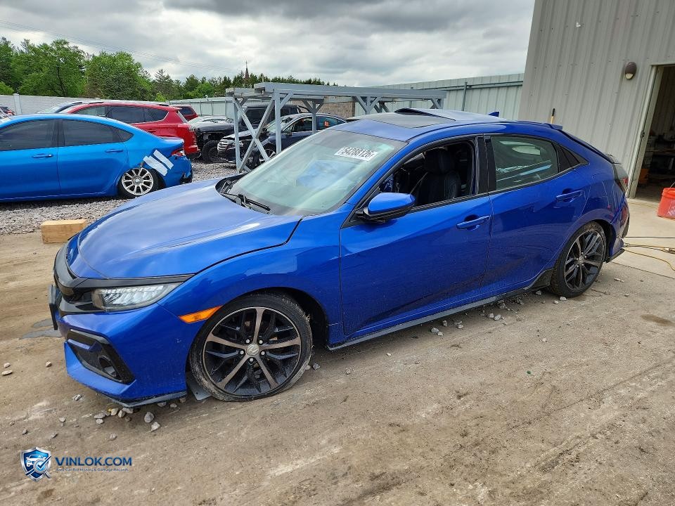 2020 HONDA CIVIC SPORT TOURING – Lot 54288126 auction photo
