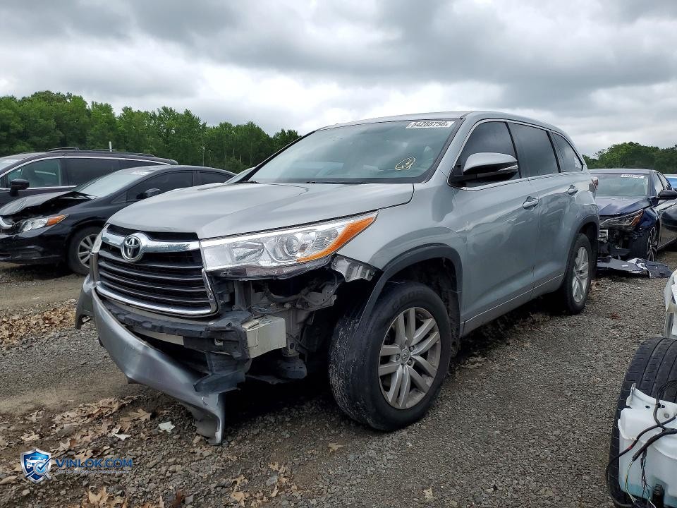 2014 TOYOTA HIGHLANDER LE – Lot 54288756 auction photo