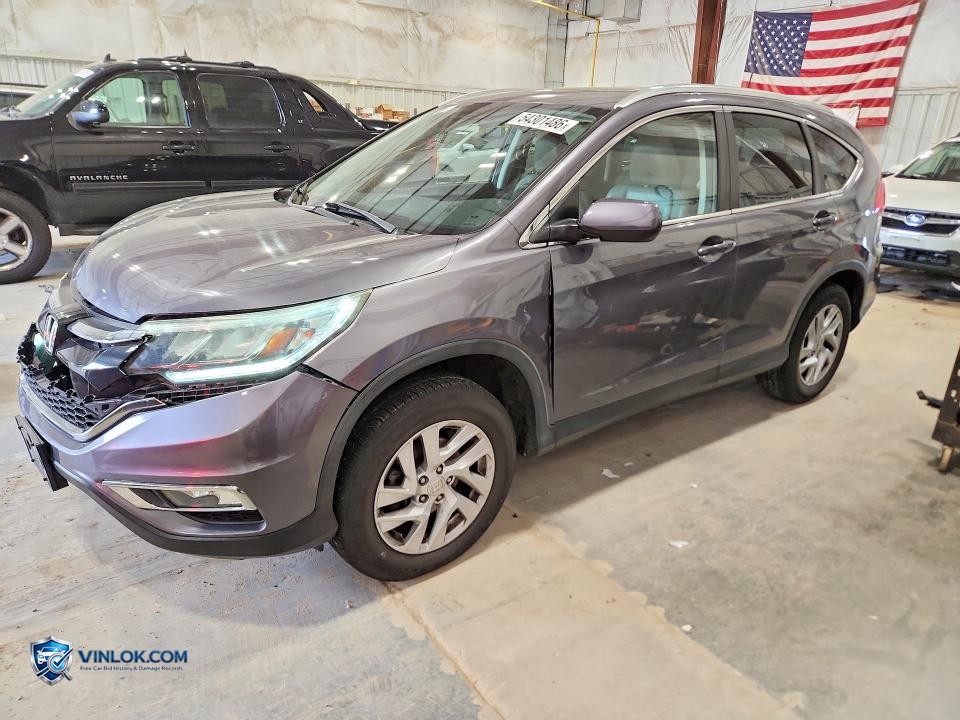2015 HONDA CR-V EXL – Lot 54301486 auction photo