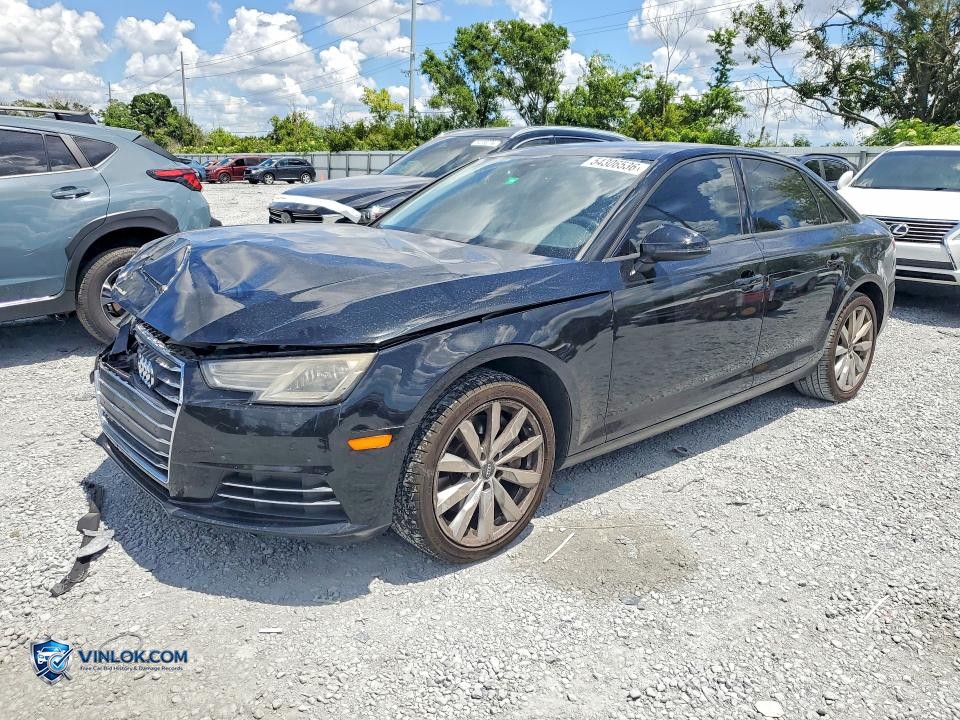2017 AUDI A4 PREMIUM – Lot 54306536 auction photo