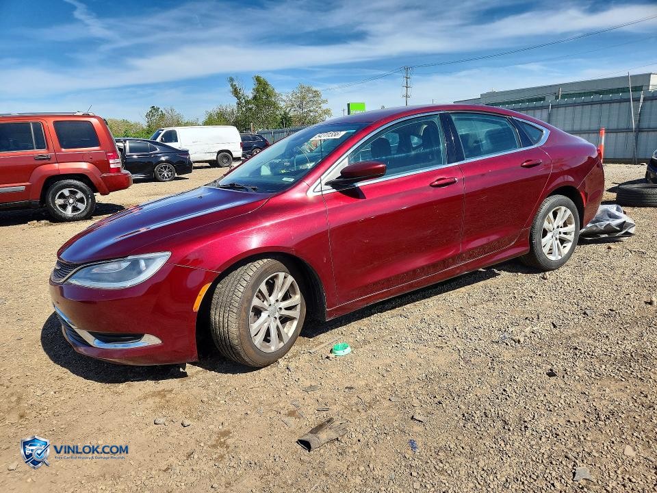 2015 CHRYSLER 200 LIMITED – Lot 54311556 auction photo