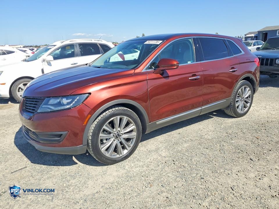 2016 LINCOLN MKX RESERVE – Lot 54311736 auction photo