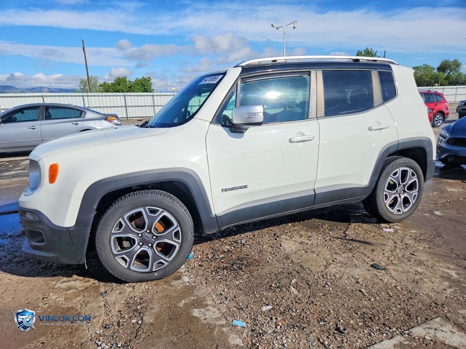 2017 JEEP RENEGADE LIMITED – Lot 54319066 auction photo