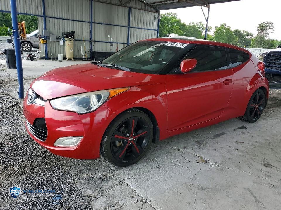 2016 HYUNDAI VELOSTER BASE – Lot 54321086 auction photo