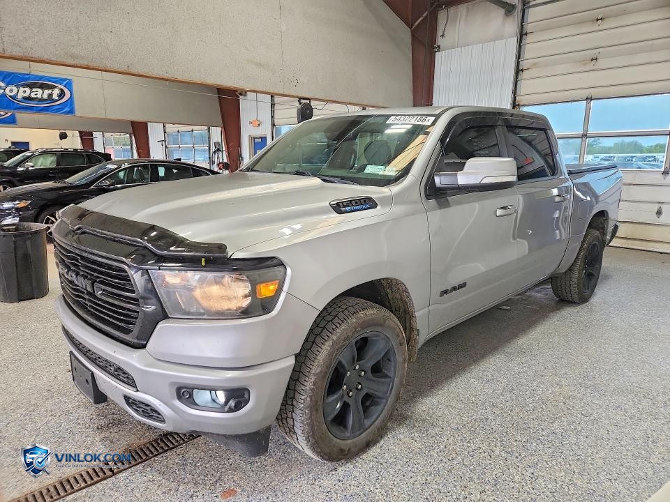 2020 RAM 1500 BIG HORN – Lot 54322186 auction photo