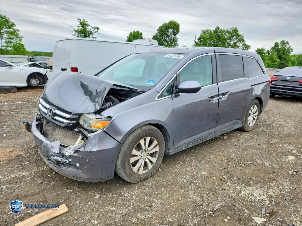 2014 HONDA ODYSSEY EXL – Lot 54325386 auction photo