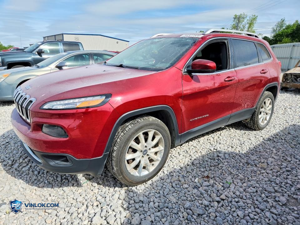 2015 JEEP CHEROKEE LIMITED – Lot 54327506 auction photo