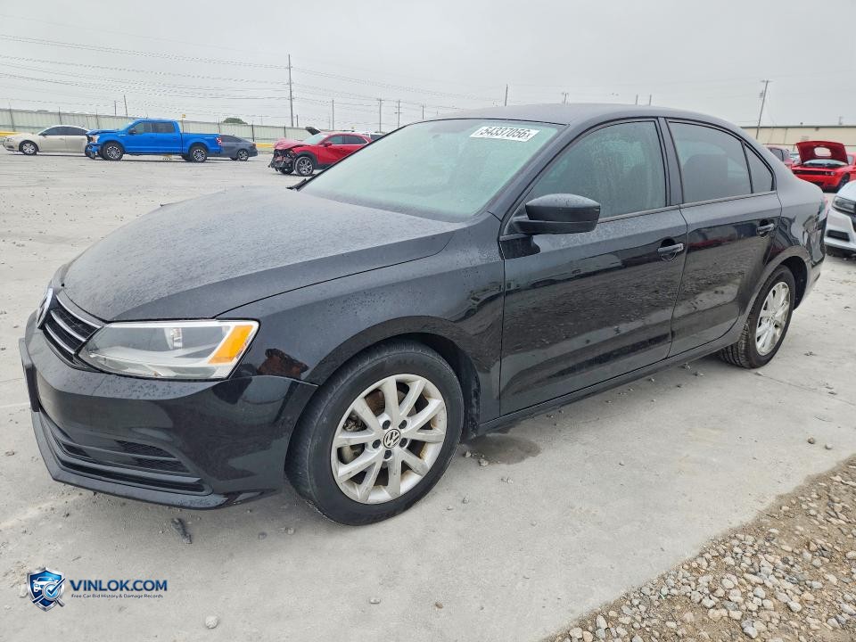 2015 VOLKSWAGEN JETTA SE – Lot 54337056 auction photo