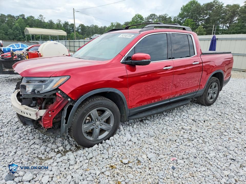 2022 HONDA RIDGELINE RTL – Lot 54340726 auction photo
