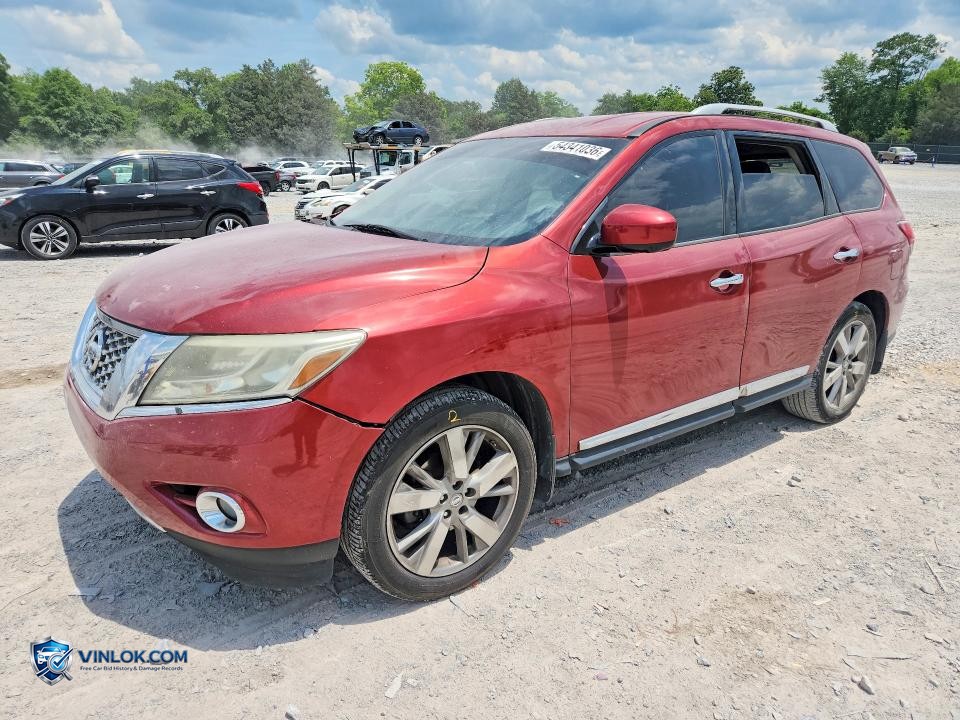 2013 NISSAN PATHFINDER S – Lot 54341036 auction photo