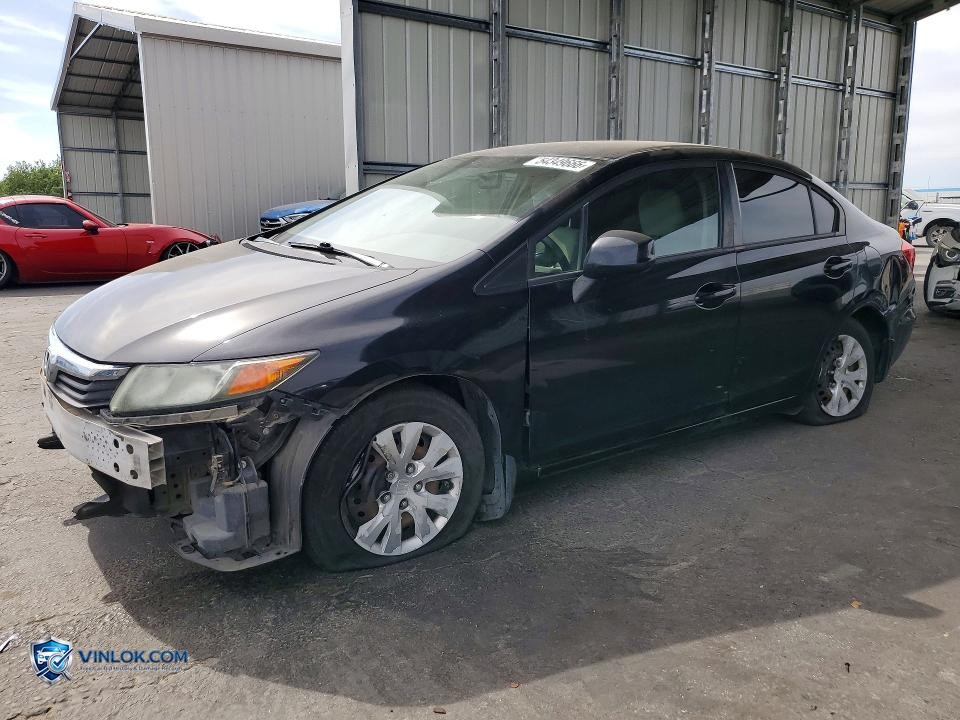 2012 HONDA CIVIC LX – Lot 54349666 auction photo