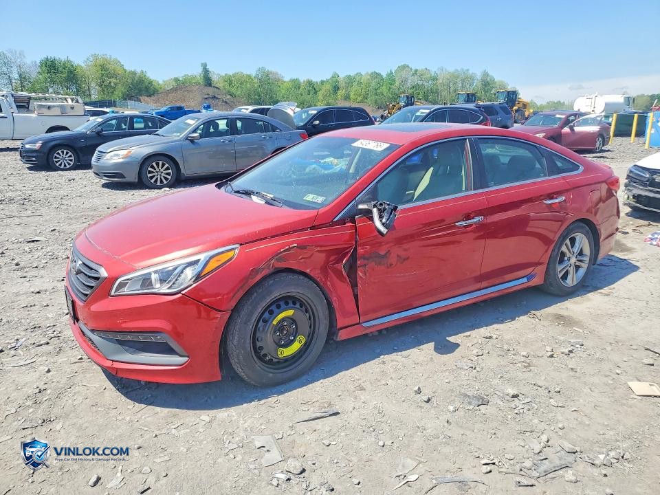 2017 HYUNDAI SONATA LIMITED – Lot 54367766 auction photo
