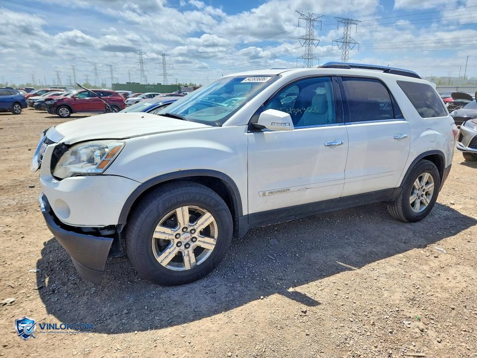 2008 GMC ACADIA SLT-1 – Lot 54393606 auction photo